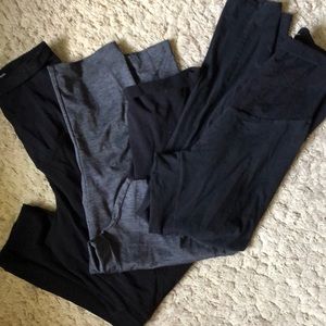 Three maternity leggings
